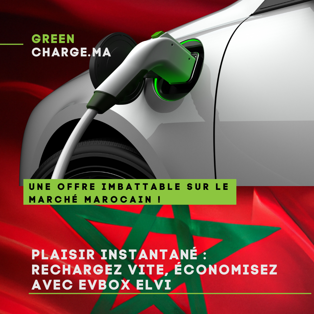 installation de bornes de recharge pour véhicules électriques au Maroc